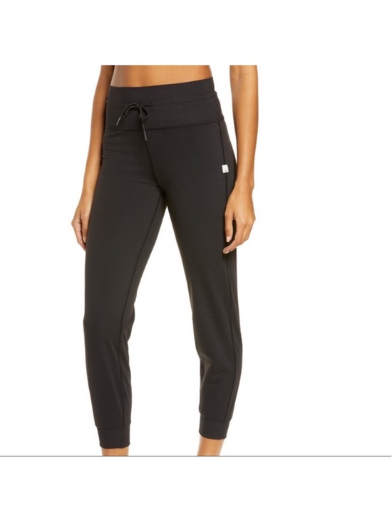 Vuori Pants - Size S Vuori Women's Black Mid-Rise Drawstring Joggers inseam 26”